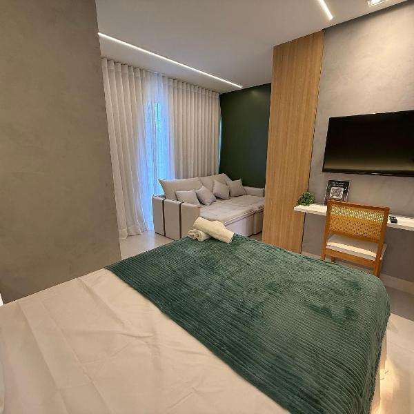 Apartamento com suíte e sala com ar-condicionado - Foto 2