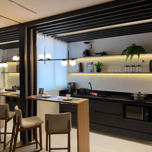 Apartamento com suíte e sala com ar-condicionado - Foto 4