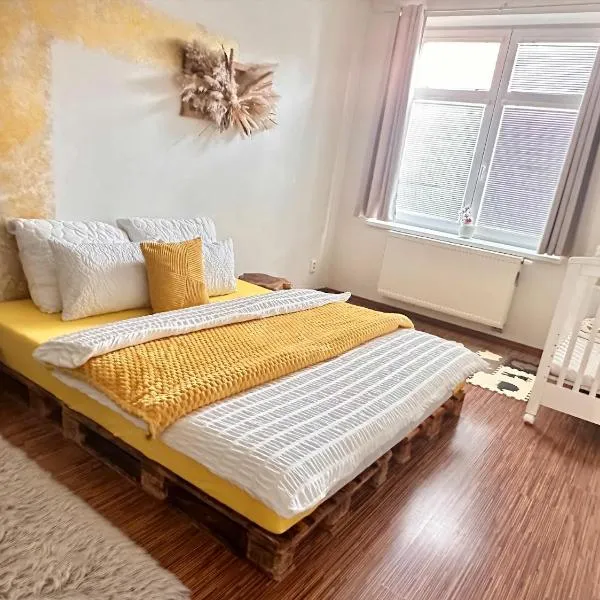 Slunečný byt s terasou JAKO DOMA I MIMO DOMOV, Hotel in Budweis