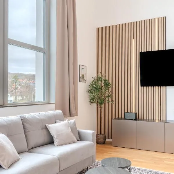 Simply Urban Loft Living, Tiefgarage, Terrasse, Glasfaser WLAN, hotel in Forchheim