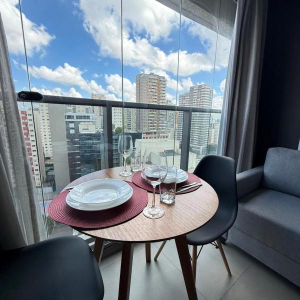 1227 Studio colado ao Metrô Paraíso e Av Paulista com sacada, arcondicionado, sofa e lazer completo com piscina, academia, lavanderia, coworking e muito mais - Foto 5