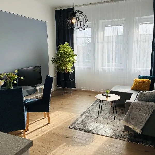 Apartmán VeVa - 2kk blízko centra, balkon, parkování, Wi-Fi, hotel a Znojmo
