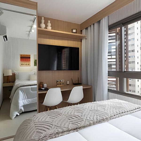 Apartamento novo na Rua Augusta com Rua Oscar Freire,Locker para Bagagem, Academia, Coworking - Foto 2