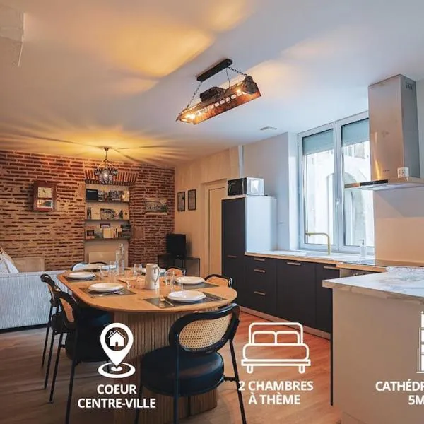 Appartement 6 pers Agen Centre ville et confort, hotel din Agen