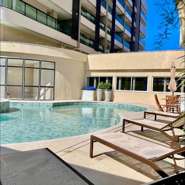 Apto de Luxo 400m Prainha-Piscina-churrasqueira-Ar-condicionado-Sand beach - Foto 4
