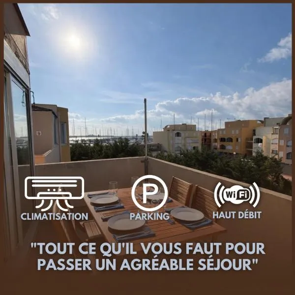 Charmant appartement proche du port, hotel a Gruissan