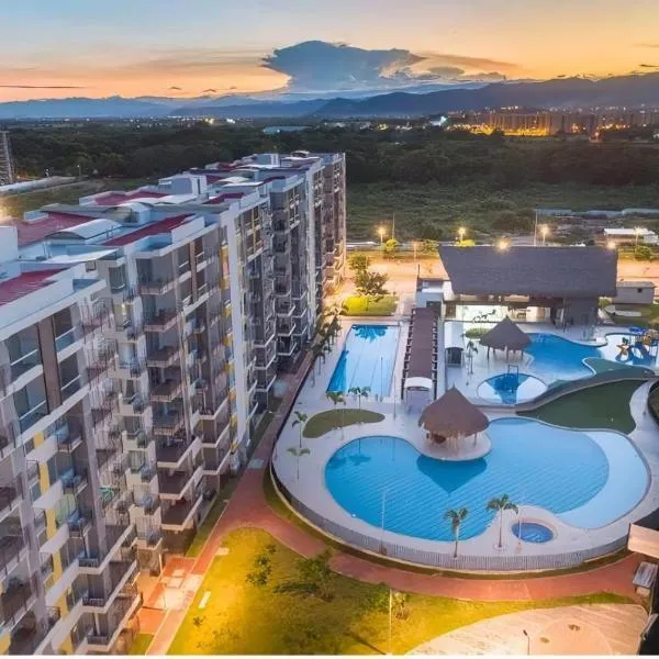 Apartamento Familiar en Peñazul Ricaurte Vista a Piscinas, hotel Ricaurtéban