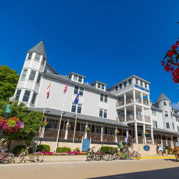 맥키노 아일랜드에 위치한 호텔 Lake View Hotel