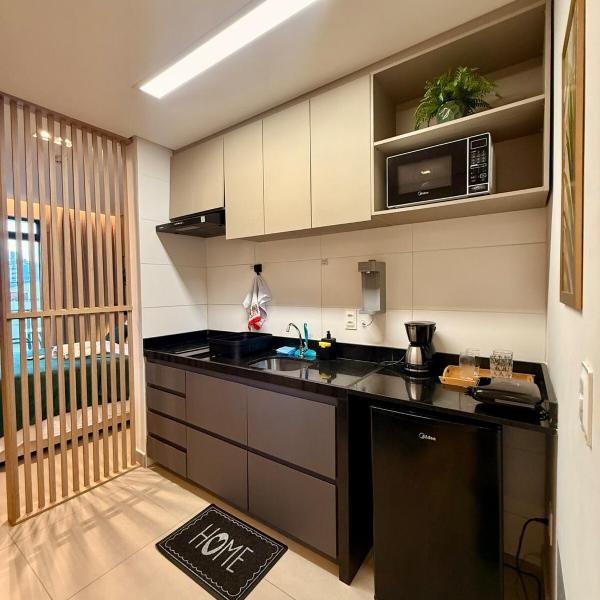 Flat moderno com varanda e piscina na cobertura - Foto 5