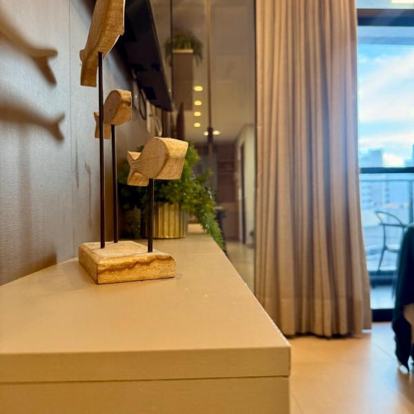 Flat moderno com varanda e piscina na cobertura - Foto 3