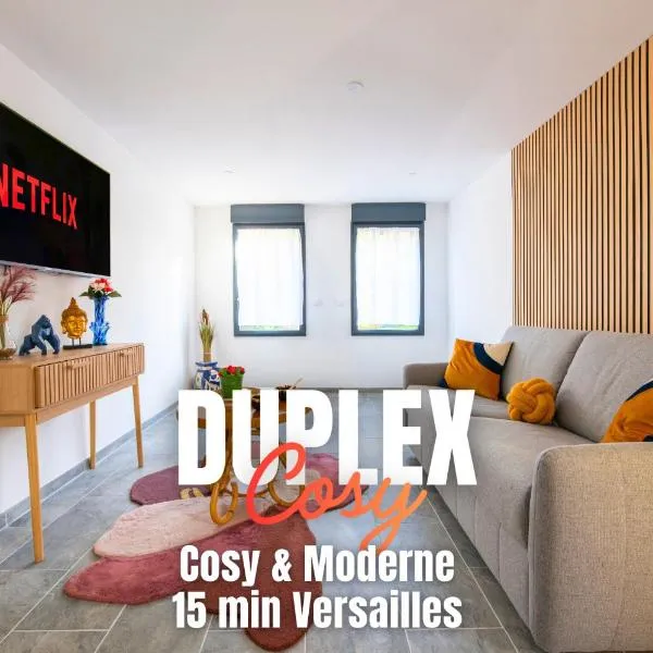 Duplex Cosy - Moderne - 15min Versailles, hotell i Saint-Forget