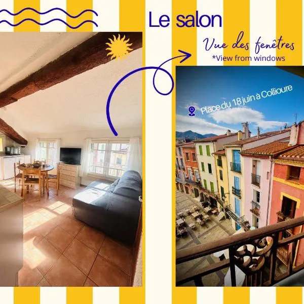 Casa Pantone -La 303 -2 chambres - Place du 18 juin, hotelli kohteessa Collioure