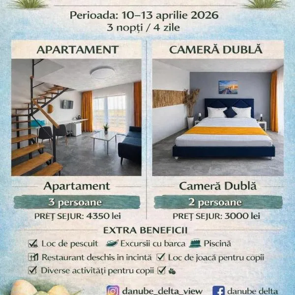 Danube Delta View, ξενοδοχείο σε Dunavăţu de Jos