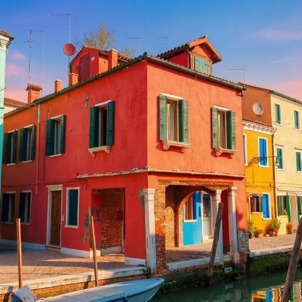 Burano vista canale meravigliosa, hotel Buranóban