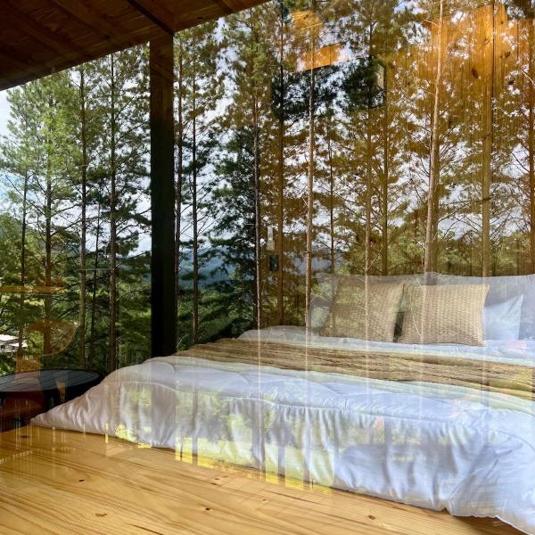 Cabana para casal com banheira e vista na natureza - Foto 2