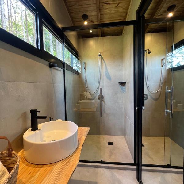 Cabana para casal com banheira e vista na natureza - Foto 3