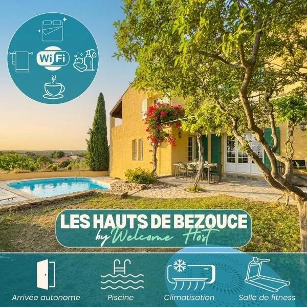 Les Hauts de Bezouce, Calme, Espace et Jeux, hotell i Bezouce