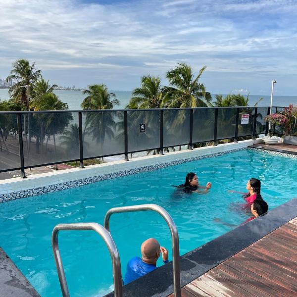 Flat Pé na areia, Cabo Branco, Romântico, piscina