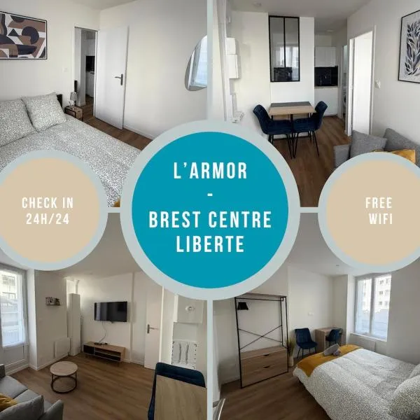 L'Armor - 2 pièces au cœur de Brest, khách sạn ở Brest