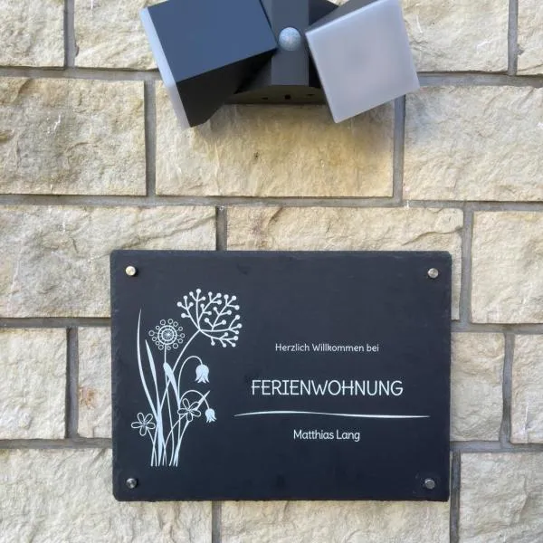 Ferienwohnung Matthias Lang โรงแรมในRugendorf