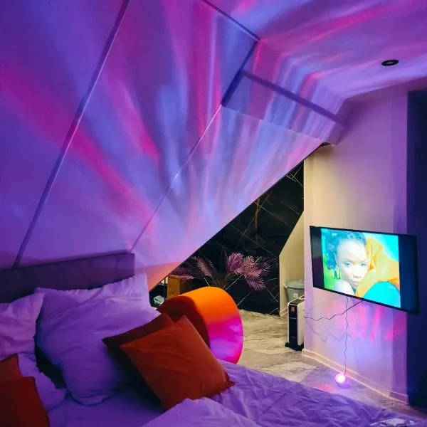 Romantic getaway - Bathtub for 2 - Netflix, Hotel in Mögglingen