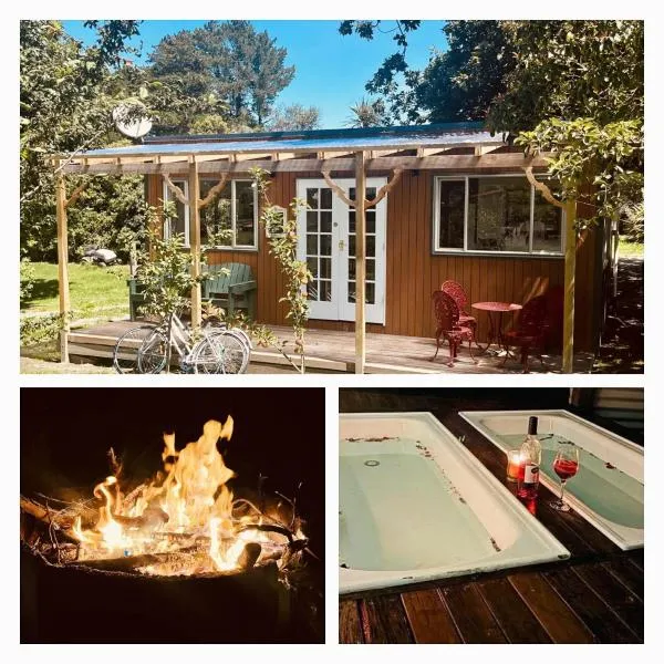 Wattle Creek Cottage - Country Cottage Retreat with Hot Tubs and Fire Pit, hôtel à Amberley