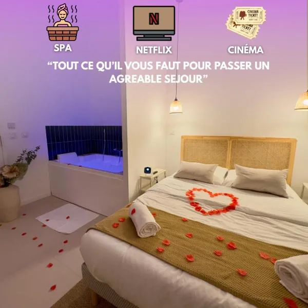 Romantique Room - Cinéma - Netflix - St Roch – hotel w Amiens