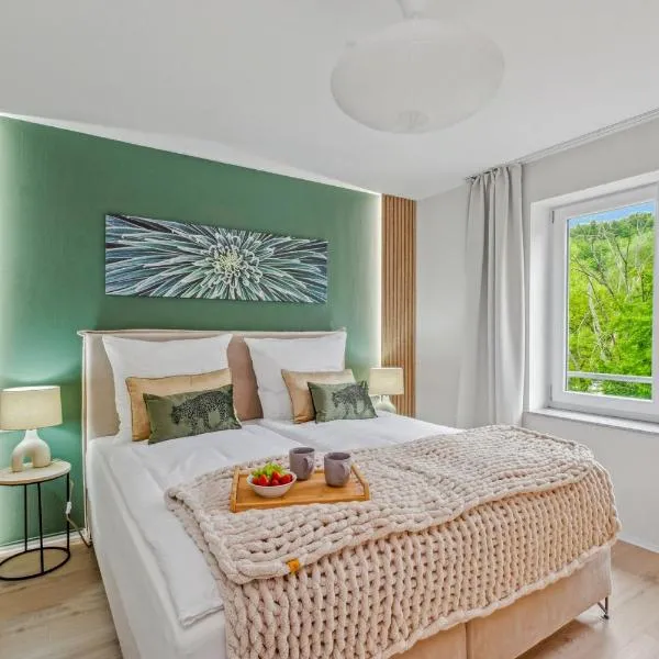 Wellness Apartment Neckartal mit Sauna, hotel din Wannweil