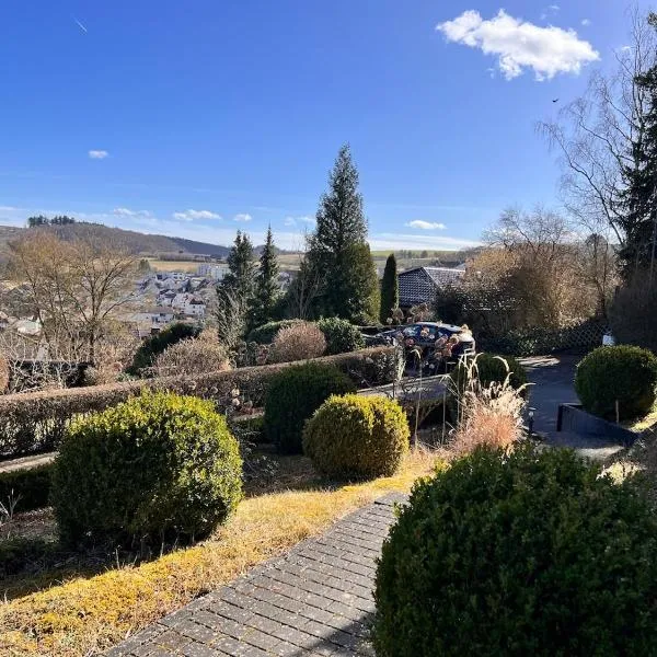 Ruhige Ferienwohnung Terrasse Taunusblick Aarbergen, hotel a Michelbach
