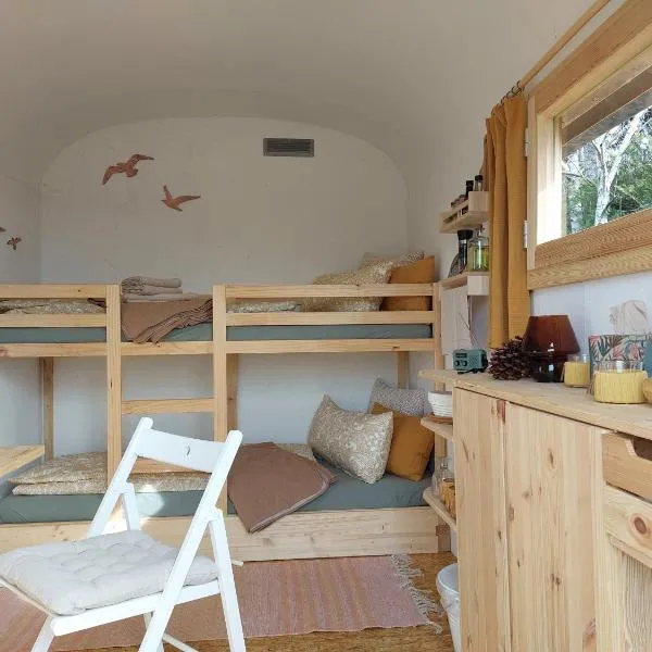 Viesnīca Schäferwagen Auenblick Nr 5 pilsētā Rādebeile