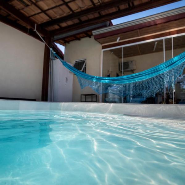 Casa na Praia com Piscina Aquecida, Privativa e Acessivel