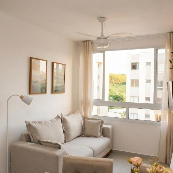 Apartamento novo com piscina 2 quartos self check-in perto do shopping - Foto 3