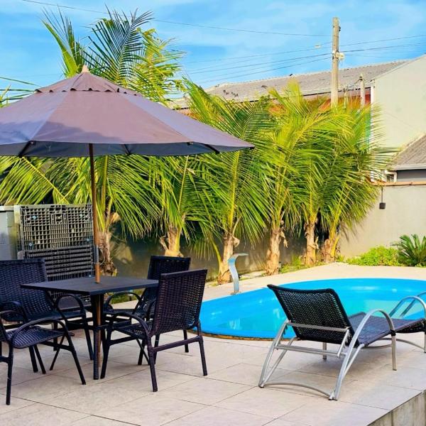 Casa a 60M do Mar com Piscina e Ar Condicionados