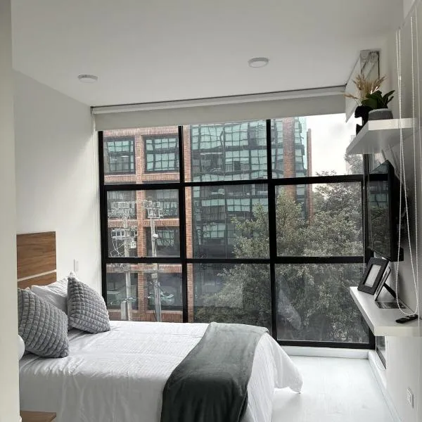Modern studio apartment Parque de la 93, hotel en Bogotá