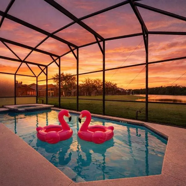 EIR2706 - Lakefront Resort Home 7B 8 min to Disney, hôtel à Kissimmee