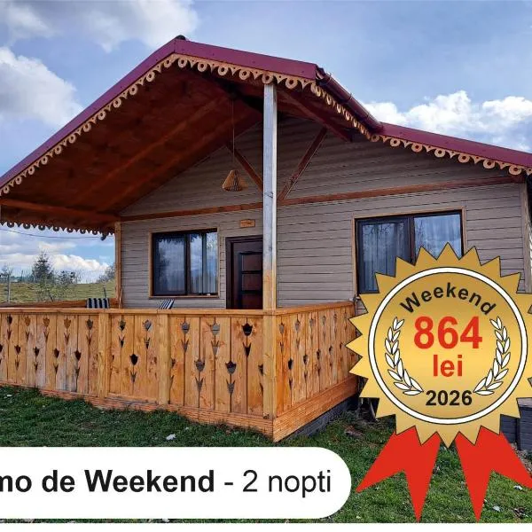 Cabana de lemn Runcu Stone, מלון בRuncu