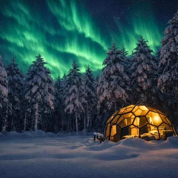 SKOG - Aurora Igloos Resort, отель в Каликсе