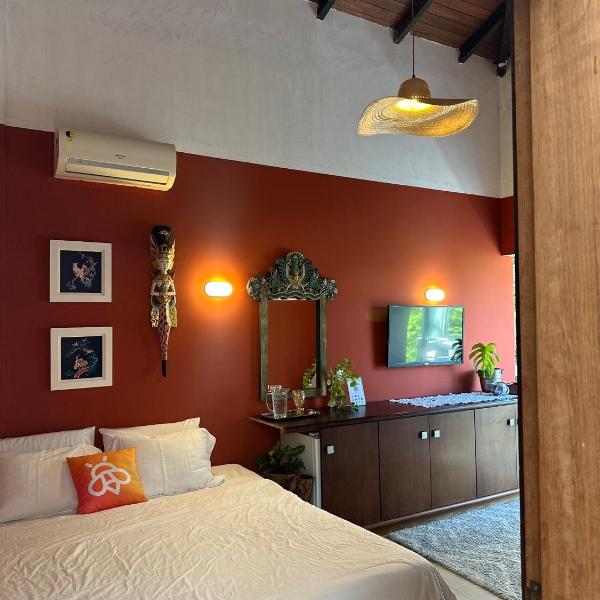 Quarto em casa de praia com estacionamento - Foto 2