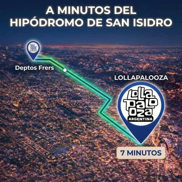 Aptos FRERS 3, hotel en Martínez