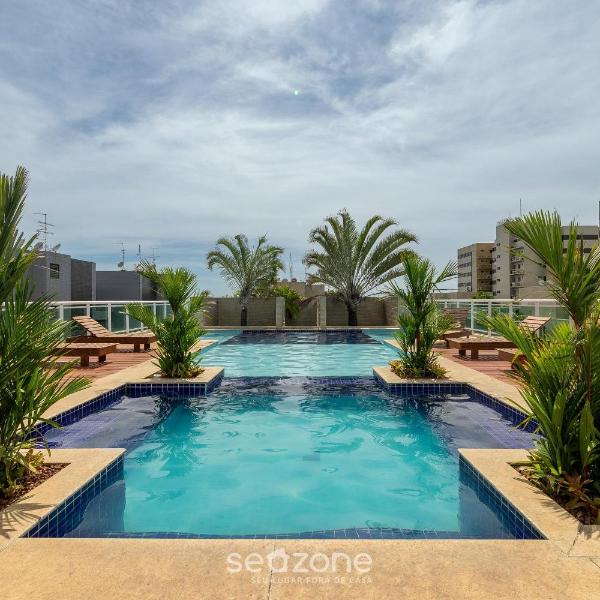 Apto em Cond. c/ Piscina a 400m da Praia TAU0204