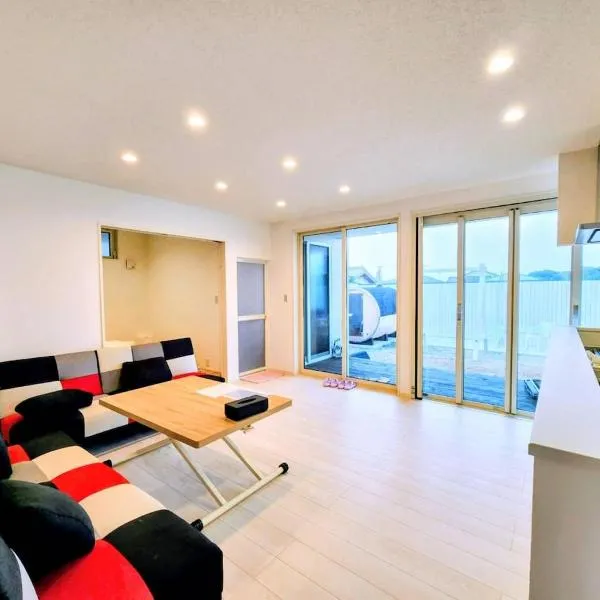 New 海を感じる貸切ヴィラ サウナ 檜風呂 BBQで贅沢ステイ, hotel in Itoshima
