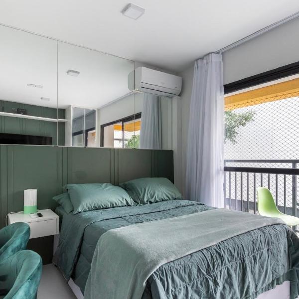 Studio novo e completo Localização privilegiada - próximo a Paulista, Shopping Frei Caneca, Hospital Sírio e Smart Fit Supermercado na porta Estacionamento privado 24hrs em frente ao prédio Rede de proteção para crianças - Foto 2