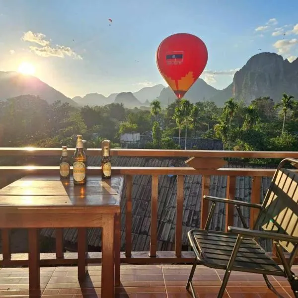 city mountain hotle, hotel a Vang Vieng