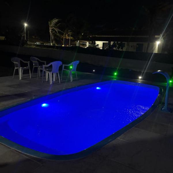 Casa Pe na Areia com Piscina e Ar em Morro Branco - Foto 5