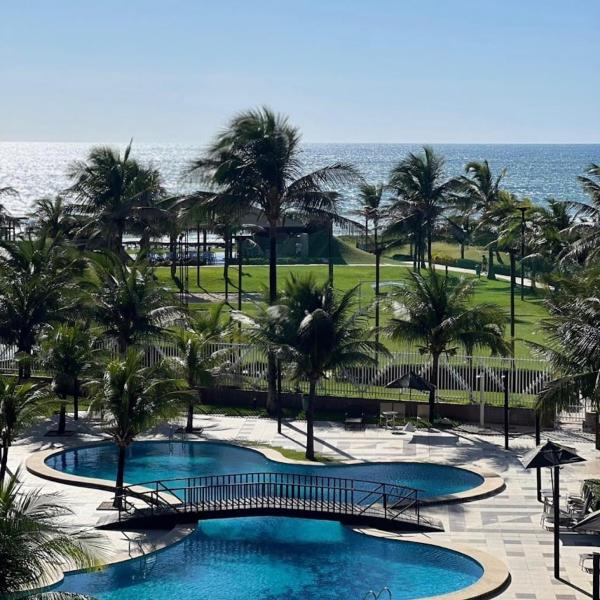 Apto térreo, pé na areia, ao lado do Beach Park