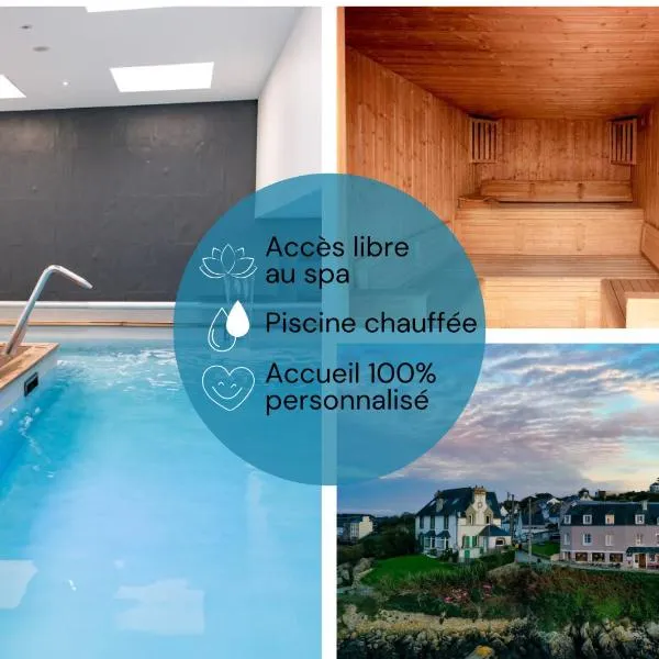 Hôtel La Baie des Anges, son SPA marin & sa piscine couverte et chauffée, Hotel in Landéda