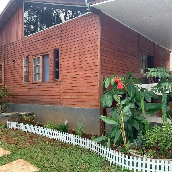 Chalé Herança para 6-Camping Carrion- ITU, hotel em Itu