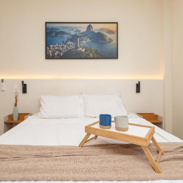 Glória803| Quarto e sala aconchegante na Glória