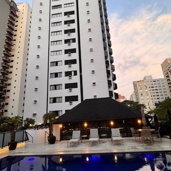 Flat novo completo com vaga a 5 min da Faria Lima - Foto 4