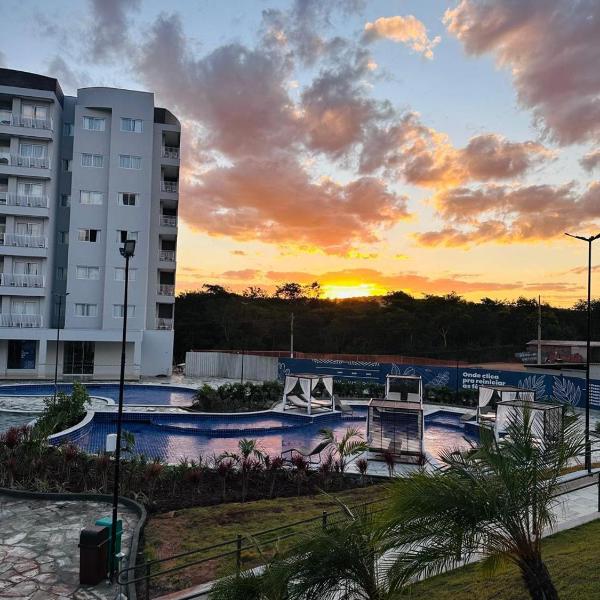 Apartamento Lagoa Eco Towers com piscinas